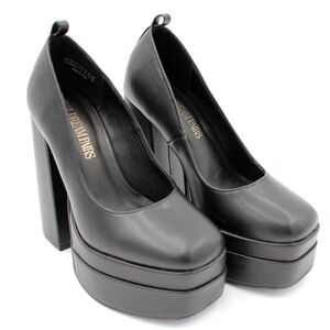 Dream Pairs Black Platform Heels